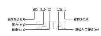 XBD-DL消防泵型号意义及产品图片